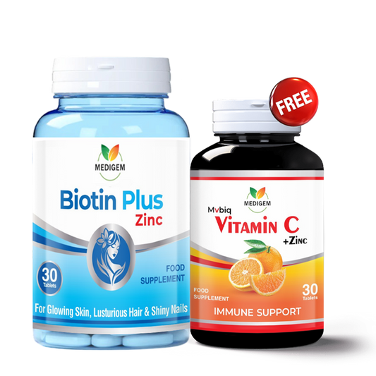 Buy Biotin (Plus & Zinc) Get Vitamin C Free